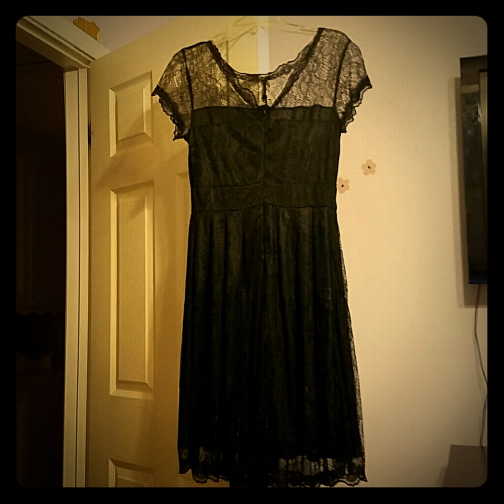 Black vintage style dress